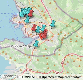 Mappa Strada di Monte D'Oro, 34147 Trieste TS, Italia (3.47063)