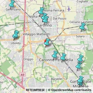 Mappa Via Torricelli, 21042 Caronno Pertusella VA, Italia (2.91067)