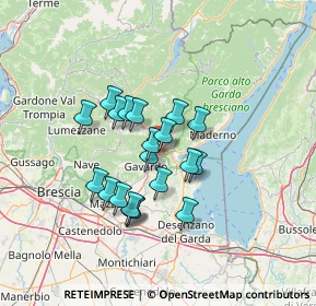 Mappa Via Fibbia, 25089 Villanuova Sul Clisi BS, Italia (10.4205)