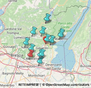 Mappa Via Fibbia, 25089 Villanuova Sul Clisi BS, Italia (10.07333)