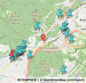 Mappa Via Fibbia, 25089 Villanuova Sul Clisi BS, Italia (1.247)