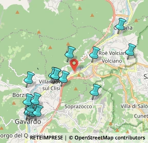 Mappa Via Fibbia, 25089 Villanuova Sul Clisi BS, Italia (2.36706)