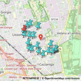 Mappa Via Giovanni Schiapparelli, 20851 Lissone MB, Italia (0.833)
