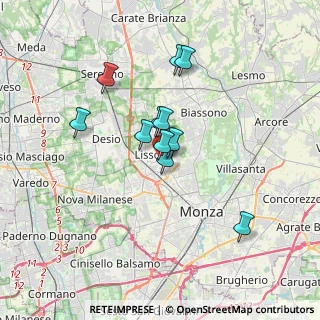 Mappa Lissone - Via San Rocco, 20851 Lissone MB, Italia (2.66909)