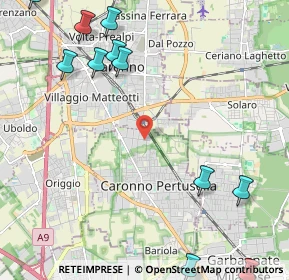 Mappa Via Serni, 21042 Caronno Pertusella VA, Italia (3.03182)