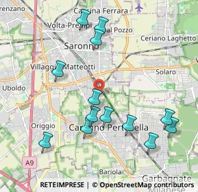 Mappa Via Enrico Fermi, 21042 Ceriano Laghetto MB, Italia (2.11538)