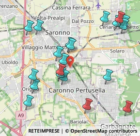 Mappa Via Enrico Fermi, 21042 Ceriano Laghetto MB, Italia (2.2555)
