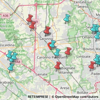Mappa Via Serni, 21042 Caronno Pertusella VA, Italia (5.78)
