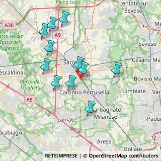 Mappa Via Enrico Fermi, 21042 Ceriano Laghetto MB, Italia (3.63364)