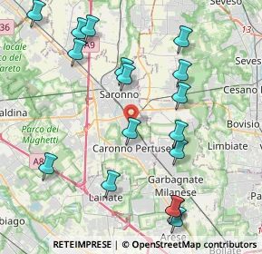 Mappa 21042 Ceriano Laghetto MB, Italia (4.57412)