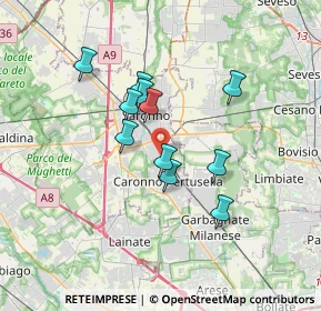 Mappa 21042 Ceriano Laghetto MB, Italia (2.76818)