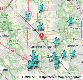 Mappa Via Serni, 21042 Caronno Pertusella VA, Italia (5.00882)