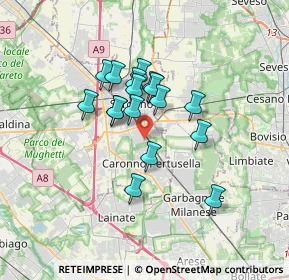 Mappa Via Serni, 21042 Caronno Pertusella VA, Italia (2.54941)