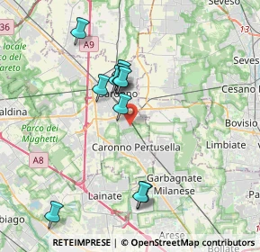 Mappa Via Serni, 21042 Caronno Pertusella VA, Italia (3.40273)