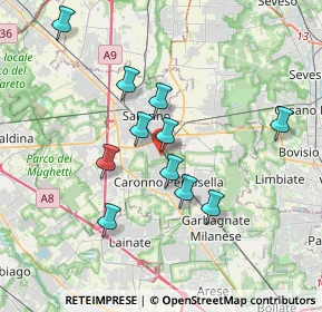 Mappa 21042 Ceriano Laghetto MB, Italia (3.24636)