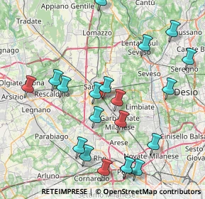 Mappa 21042 Ceriano Laghetto MB, Italia (9.012)