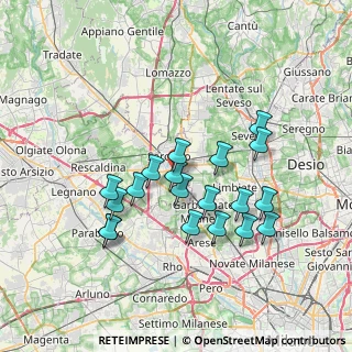 Mappa Via Enrico Fermi, 21042 Ceriano Laghetto MB, Italia (6.57316)