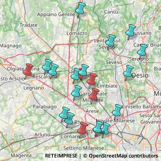 Mappa Via Enrico Fermi, 21042 Ceriano Laghetto MB, Italia (9.012)