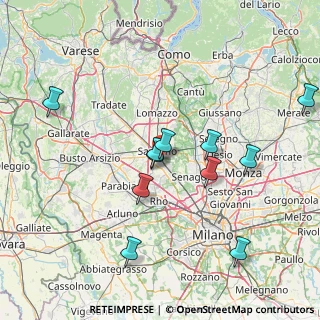 Mappa Via Serni, 21042 Caronno Pertusella VA, Italia (15.12909)