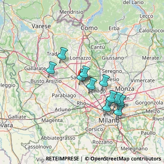 Mappa Via Serni, 21042 Caronno Pertusella VA, Italia (12.12)
