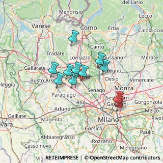 Mappa Via Serni, 21042 Caronno Pertusella VA, Italia (10.00909)