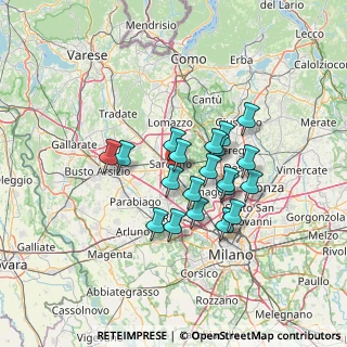 Mappa Via Enrico Fermi, 21042 Ceriano Laghetto MB, Italia (10.5375)