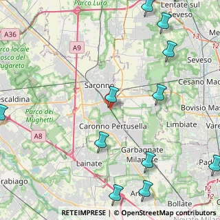 Mappa Via Cesare Pavese, 21042 Caronno Pertusella VA, Italia (6.38333)