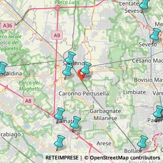 Mappa Via Cesare Pavese, 21042 Caronno Pertusella VA, Italia (6.38083)