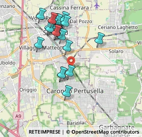 Mappa Via Cesare Pavese, 21042 Caronno Pertusella VA, Italia (1.851)