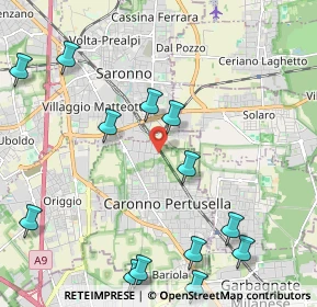 Mappa Via Cesare Pavese, 21042 Caronno Pertusella VA, Italia (2.63077)