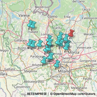 Mappa Via Cesare Pavese, 21042 Caronno Pertusella VA, Italia (10.2035)