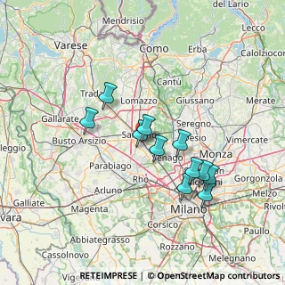 Mappa Via Cesare Pavese, 21042 Caronno Pertusella VA, Italia (12.09636)