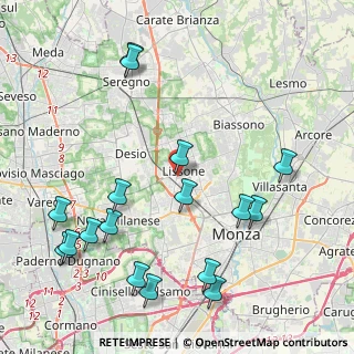 Mappa Via Roma, 20851 Lissone MB, Italia (5.02824)