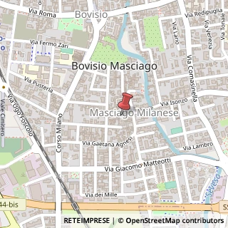 Mappa Via Piave, 16, 20813 Bovisio-Masciago, Monza e Brianza (Lombardia)