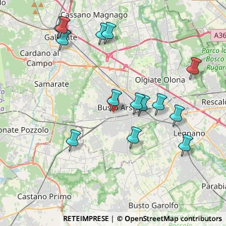 Mappa Via C.Espinasse, 21052 Busto Arsizio VA, Italia (4.44143)