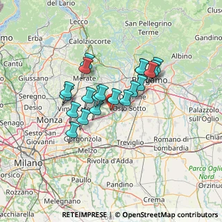 Mappa Piazza Nazionale, 20056 Trezzo sull'Adda MI, Italia (10.486)