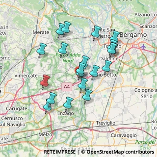 Mappa Piazza Nazionale, 20056 Trezzo sull'Adda MI, Italia (6.723)