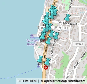 Mappa Via Fratelli Lavanda, 37010 Torri del Benaco VR, Italia (0.176)