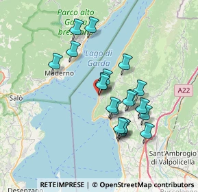 Mappa Viale Fratelli Lavanda, 37010 Torri del Benaco VR, Italia (5.9435)