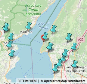 Mappa Via Fratelli Lavanda, 37010 Torri del Benaco VR, Italia (9.8435)