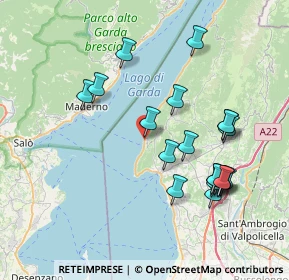 Mappa Via Fratelli Lavanda, 37010 Torri del Benaco VR, Italia (7.783)