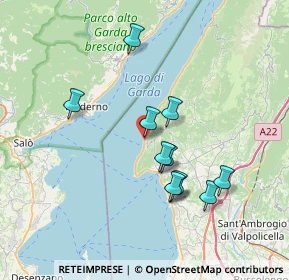 Mappa Via Fratelli Lavanda, 37010 Torri del Benaco VR, Italia (6.39545)