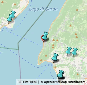 Mappa Viale Fratelli Lavanda, 37010 Torri del Benaco VR, Italia (5.4935)