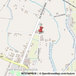 Mappa Via Consorti,  28, 35010 San Giorgio in Bosco, Padova (Veneto)