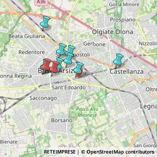 Mappa Via Cividale, 21052 Busto Arsizio VA, Italia (1.59273)