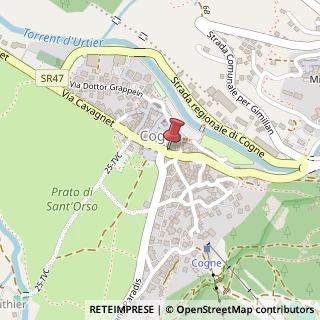 Mappa Via Bourgeois, 62, 11012 Cogne, Aosta (Valle d'Aosta)