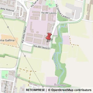 Mappa Via del Lavoro, 42, 20874 Busnago, Monza e Brianza (Lombardia)
