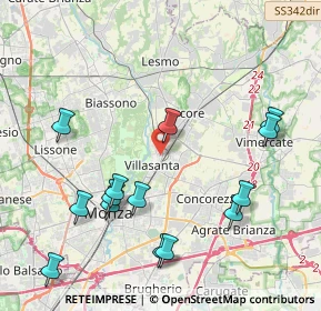 Mappa Piazza Europa, 20852 Villasanta MB, Italia (4.61857)