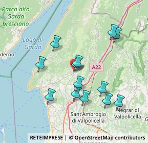 Mappa Via Cappuccini, 37013 Caprino Veronese VR, Italia (7.00923)