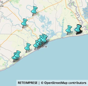 Mappa Via Milano, 30021 Caorle VE, Italia (7.8155)